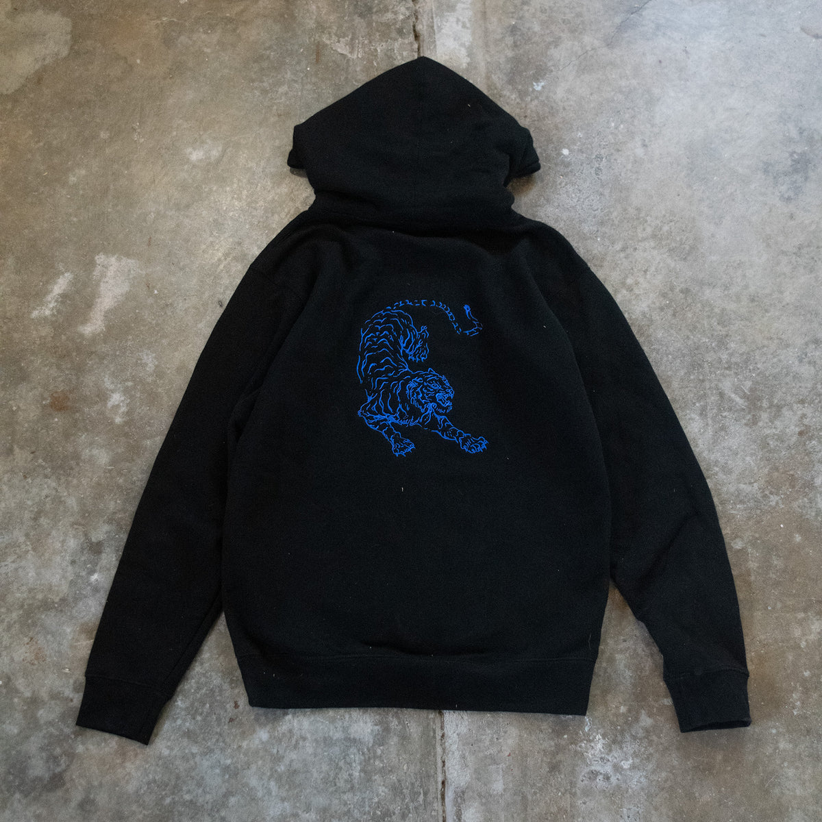 Tiger Embroidered Hoodie