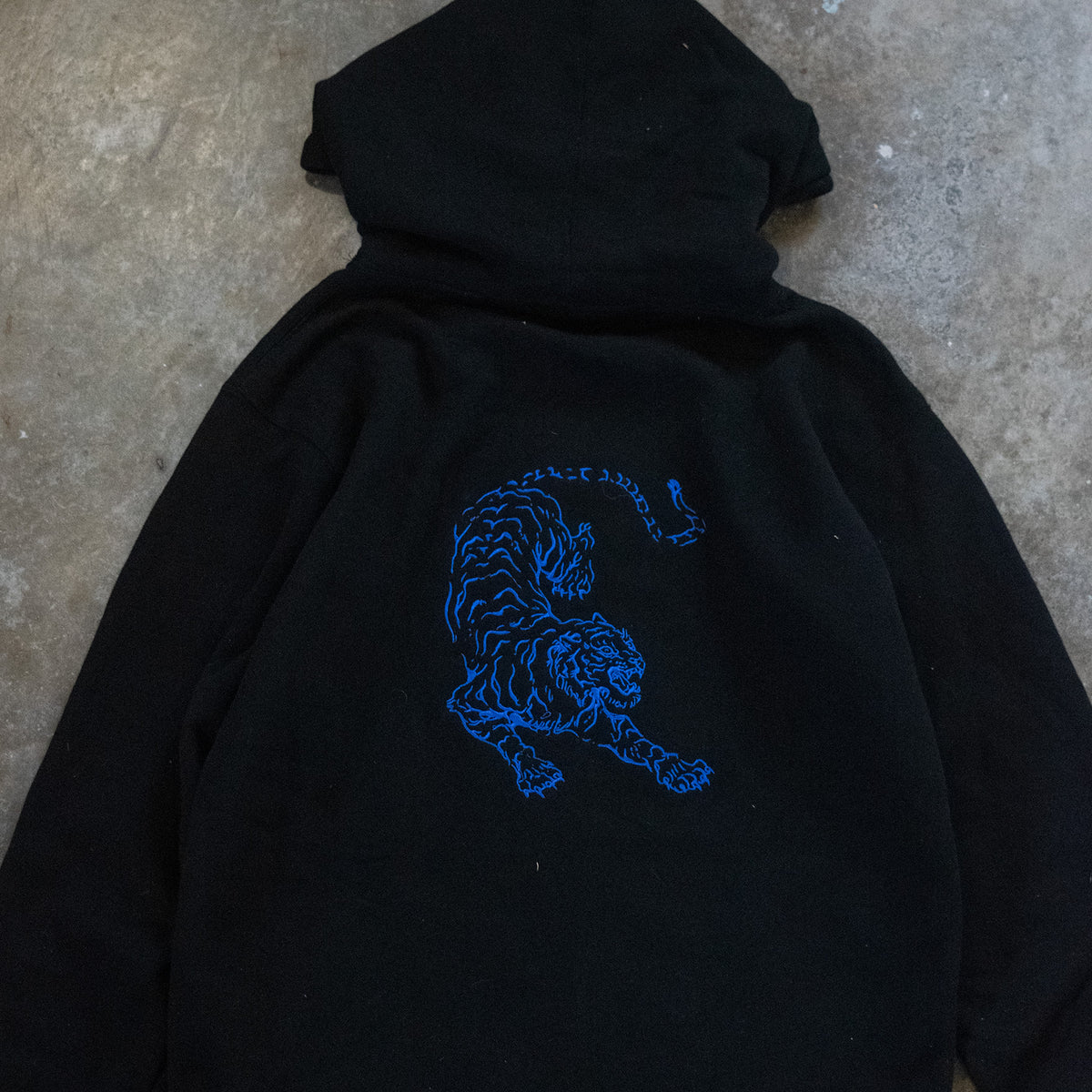 Tiger Embroidered Hoodie
